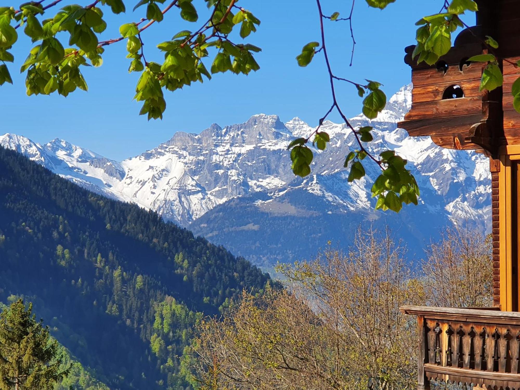 Magnifique Chalet Valerie 5 Chambres A Coucher & Vue Unique Gryon Exterior foto